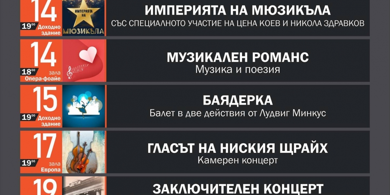 Симфоничен концерт,  Диригент -Емил Табаков.